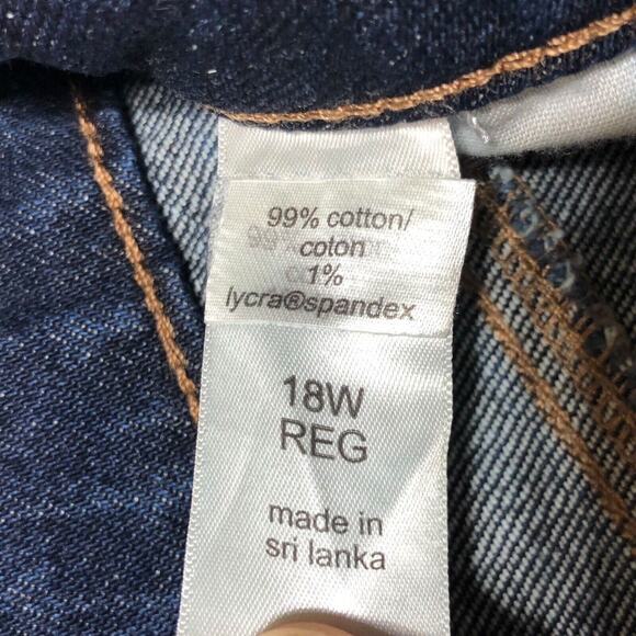 NWT Maurices Goldie Blues 90S Y2k Flair 18W Curvy High Waist Stretch Denim Jeans - Picture 10 of 15